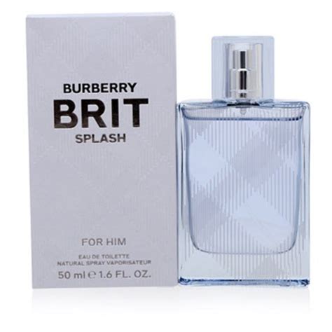 burberry brit for men cologne edt|burberry brit splash 50ml.